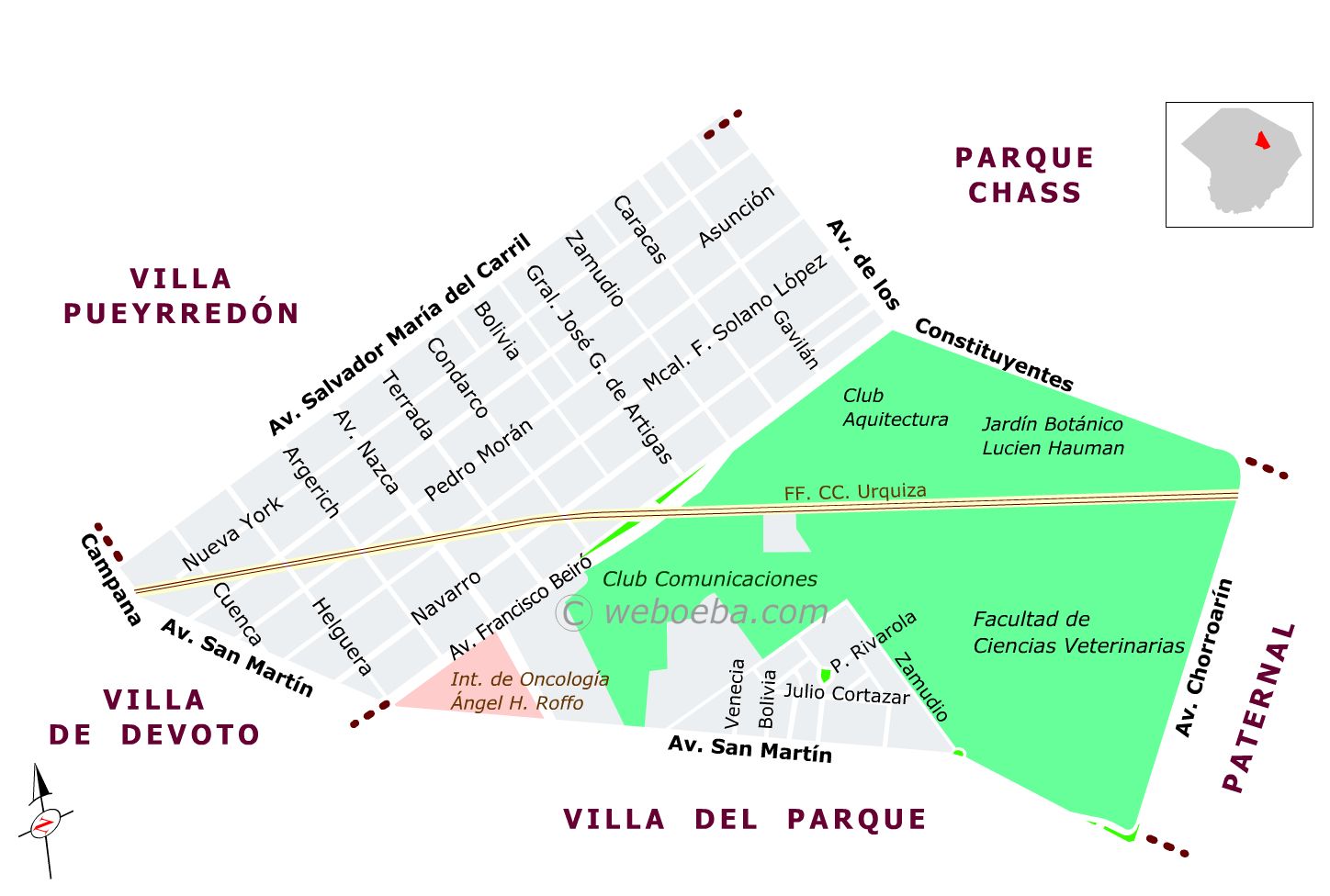 Mapa de Agronomía