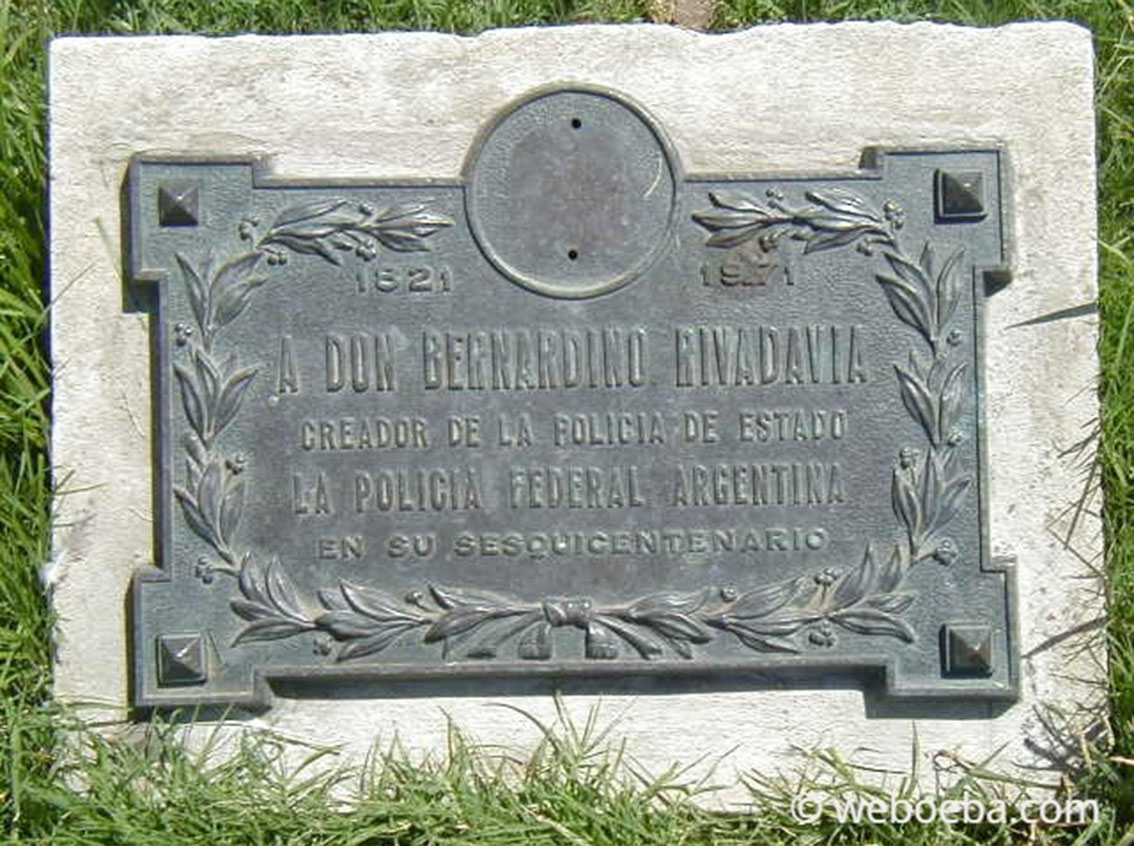 Homenaje a Bernardino Rivadavia