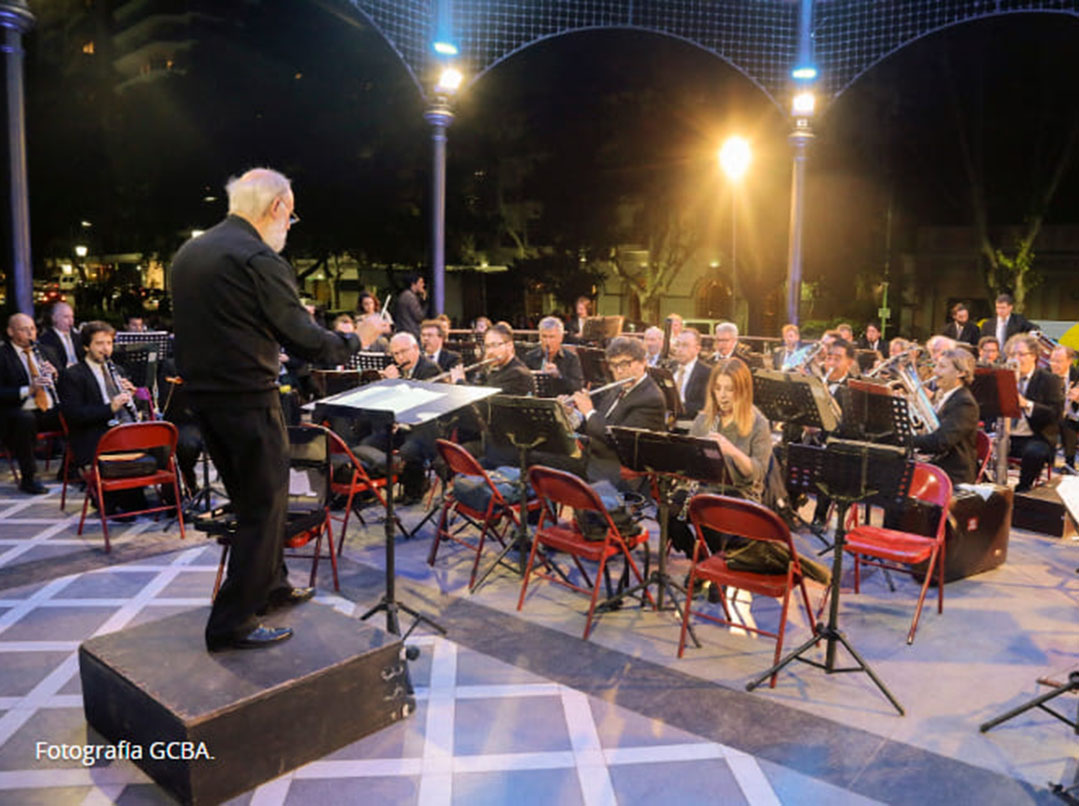 Kiosco para banda musical