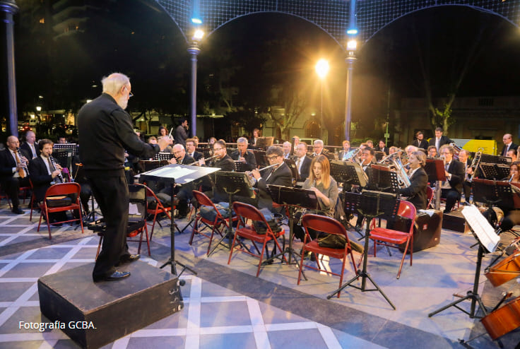 Kiosco para banda musical