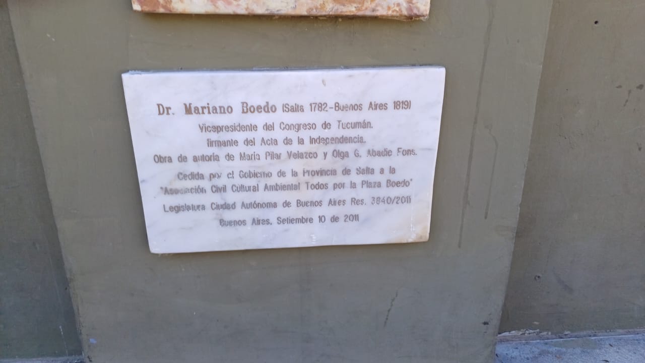 Homenaje al Dr. Mariano Boedo