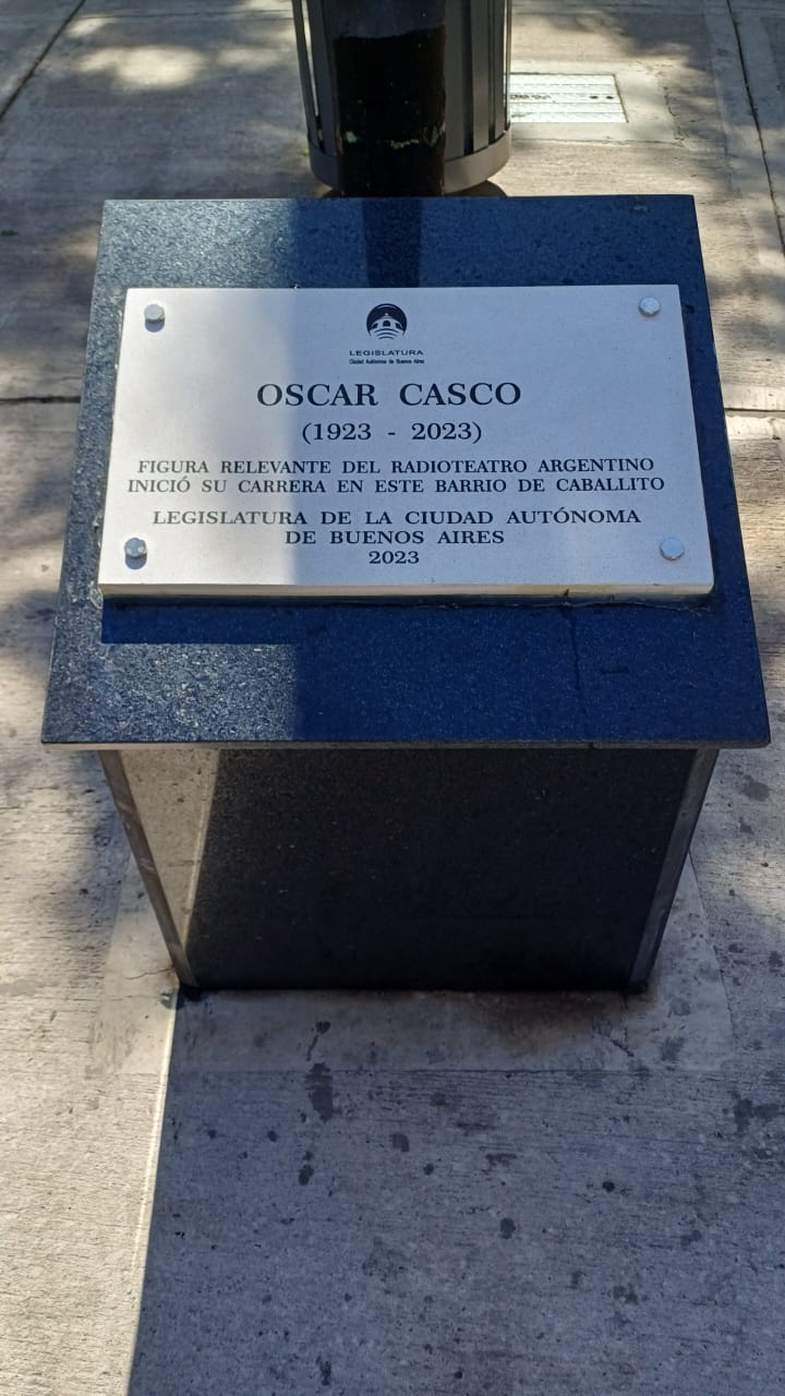 Homenaje a Osacar Casco