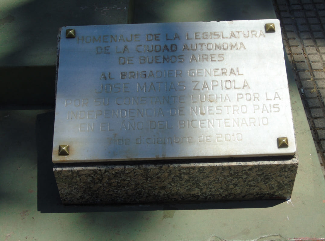 Homenaje al Brigadier General José Matías Zapiola