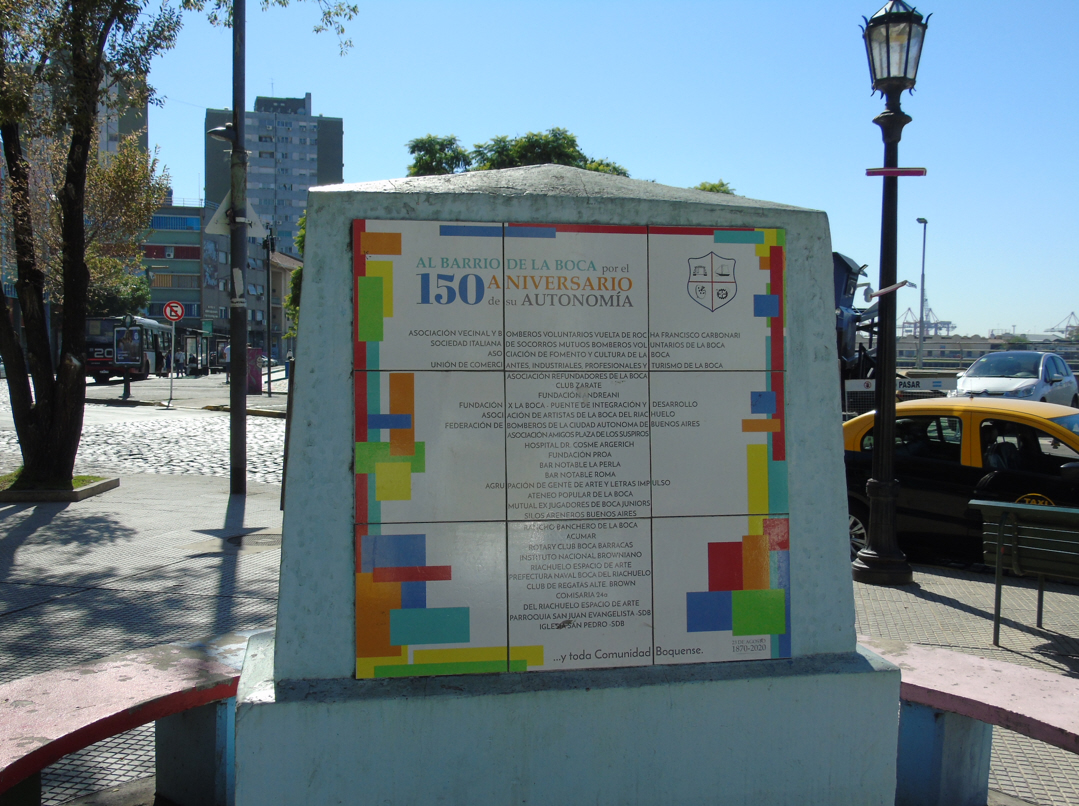 Mosaico del 150 Aniversario de la Autonomía de La Boca