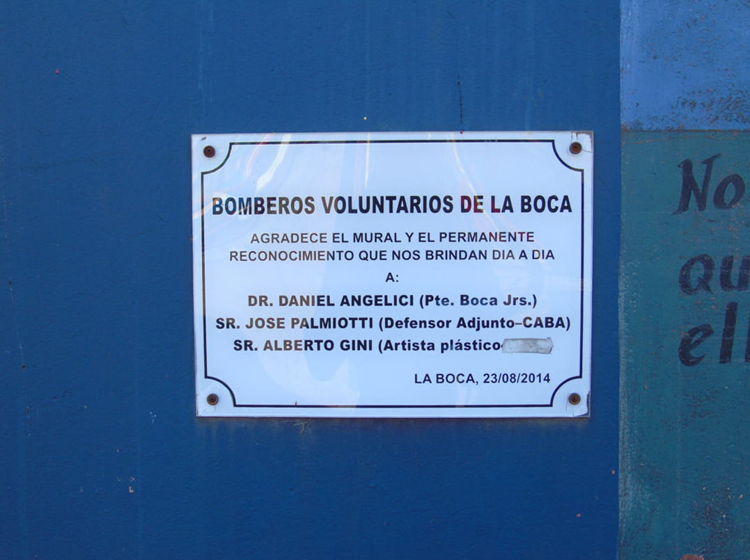 Plazoleta Bomberos Voluntarios de La Boca