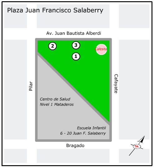 Plano Plaza Juan F. Salaberry