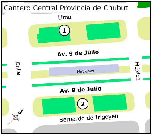 Cantero Central Provincia de Chubut