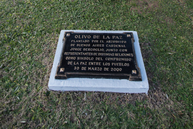 Placa Olivo de la Paz