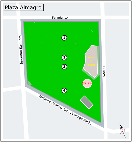Plano Plaza Almagro