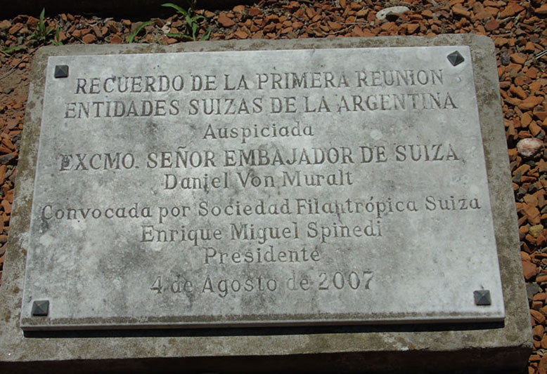 Homenaje a la Primera Reunión Mundial de Suizos Ticineses