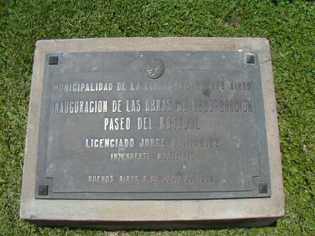 Rosedal - Inauguración de obras