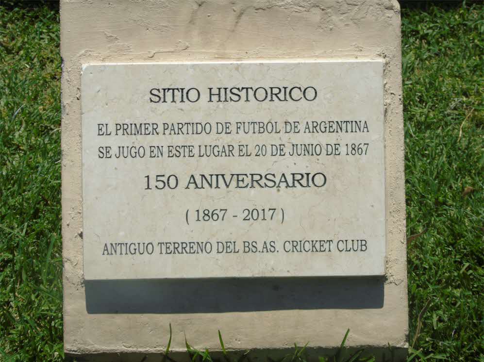 Homenaje al Primer Campo de Deportes