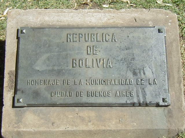 Homenaje República de Bolivia