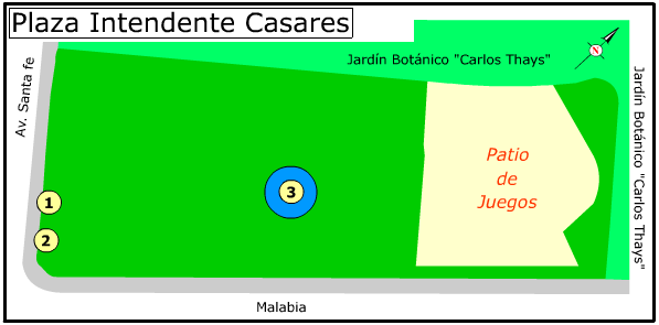 Plano Plaza Intendente Casares