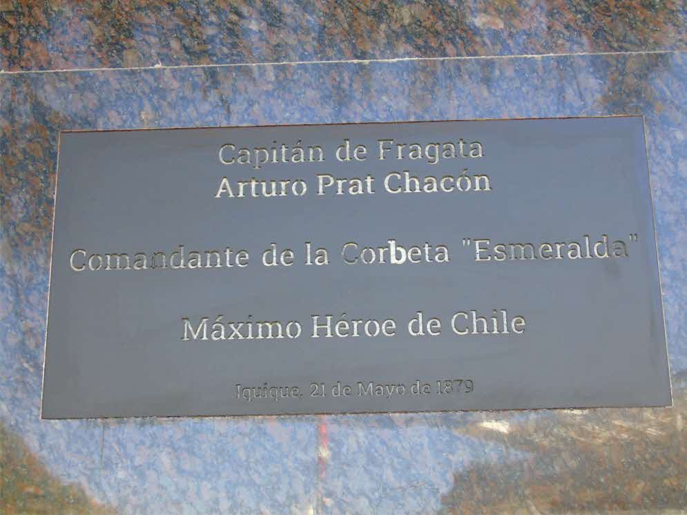 Cap. de Fragata Arturo Prat Chacón