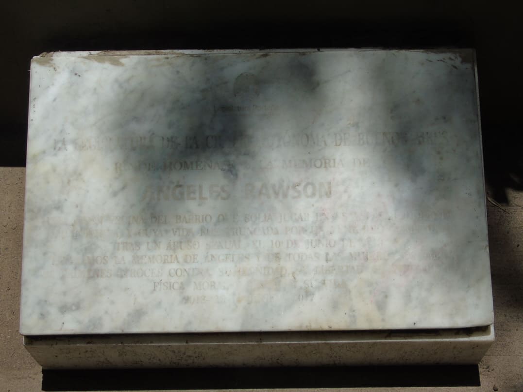 Homenaje a Angeles Rawson