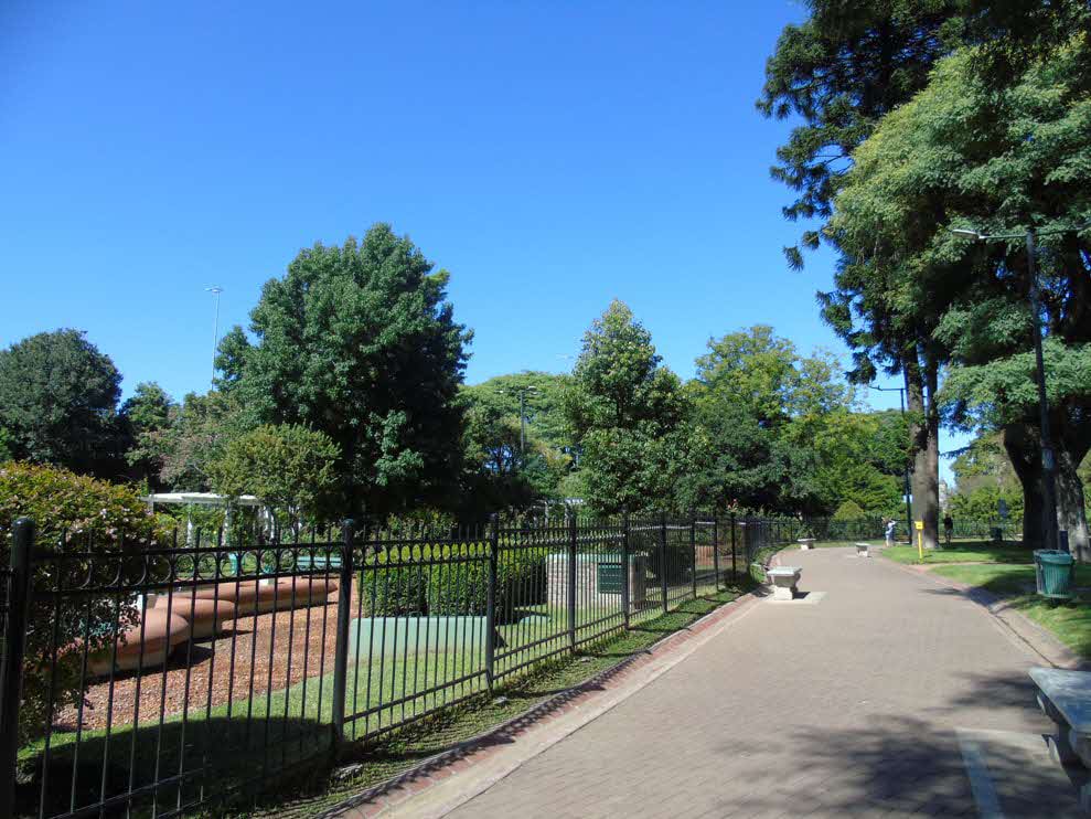 Vista del parque