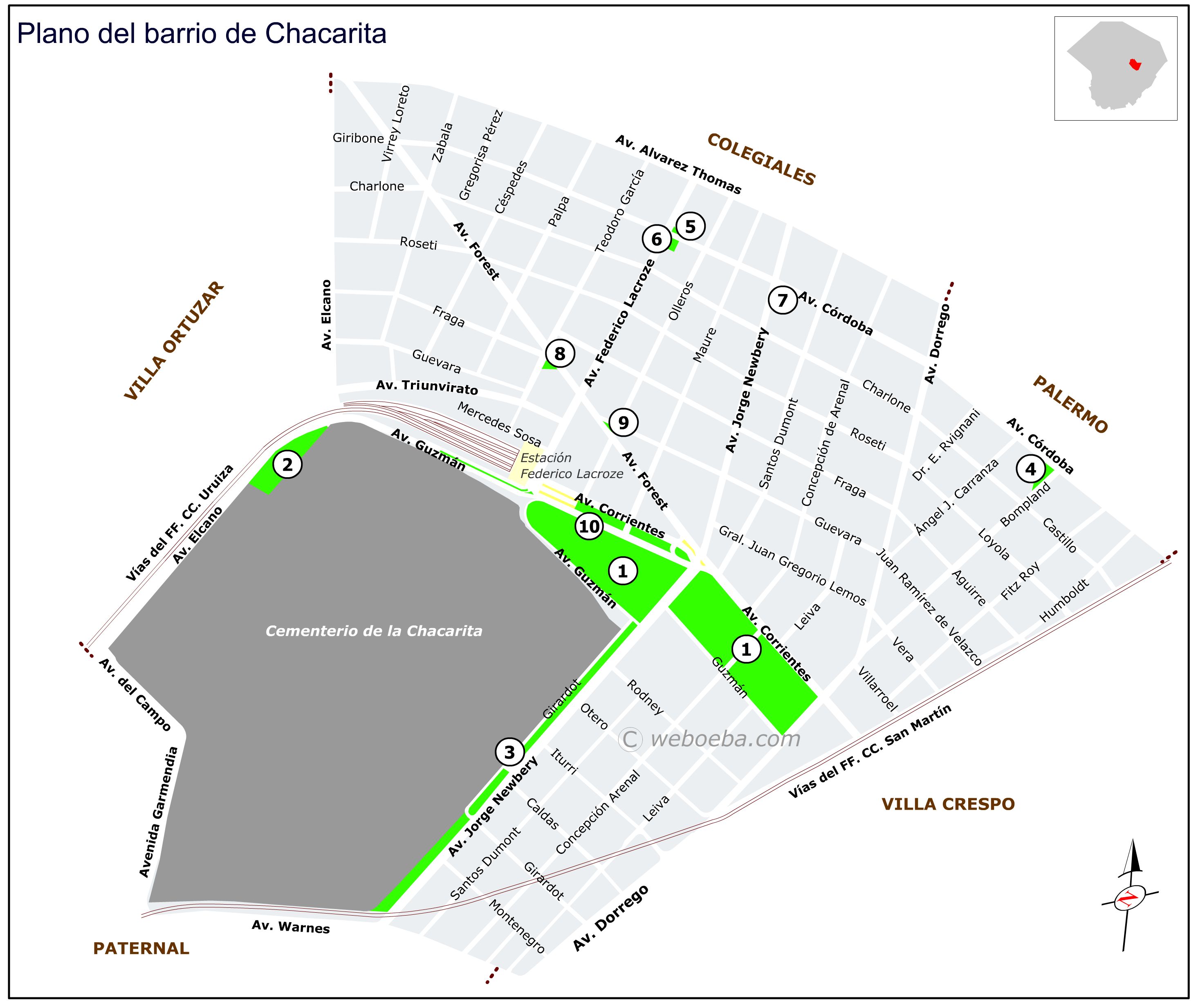 Plano de Chacarita