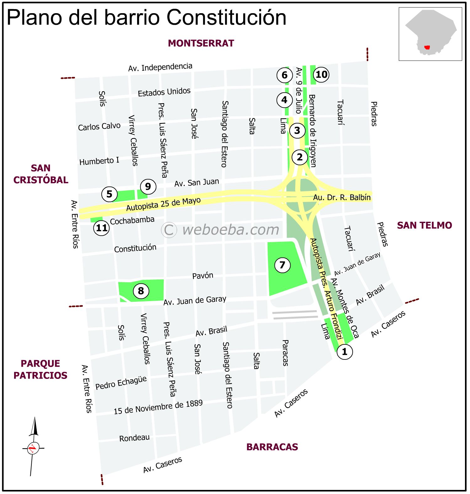 Plano de Constitución