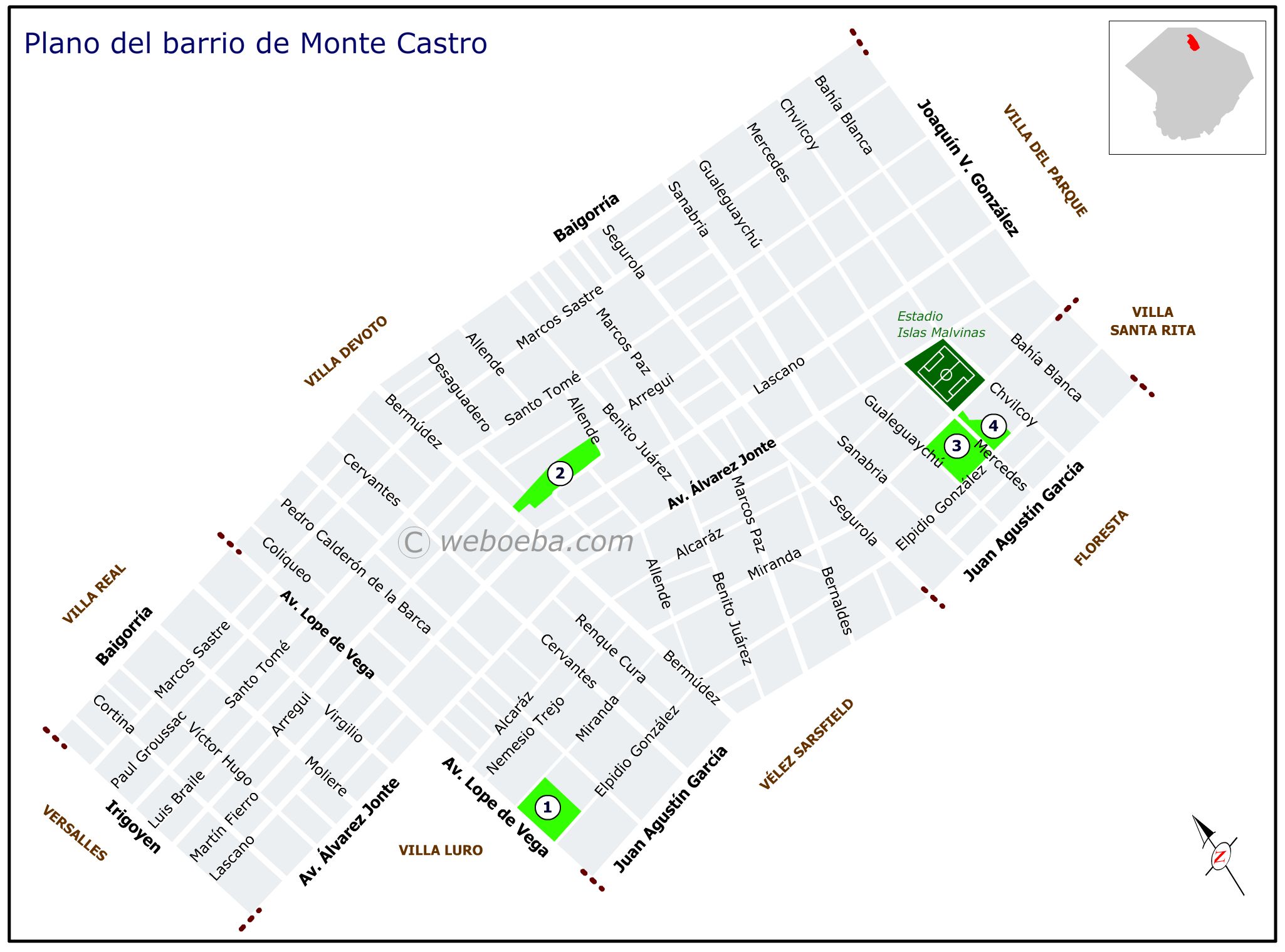 Plano de Monte Castro