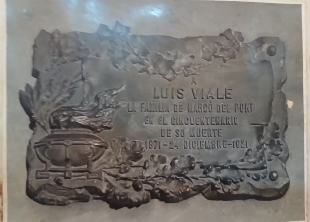 Homenajes a Luis Viale - Placa 4