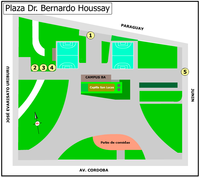 Plano Plaza Houssay