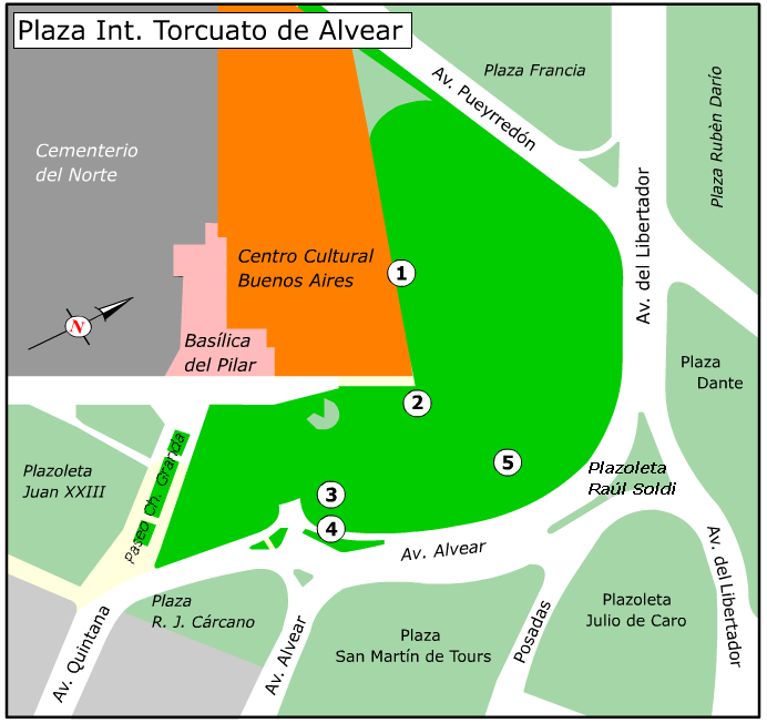 Plano Plaza Int. T. de Alvear