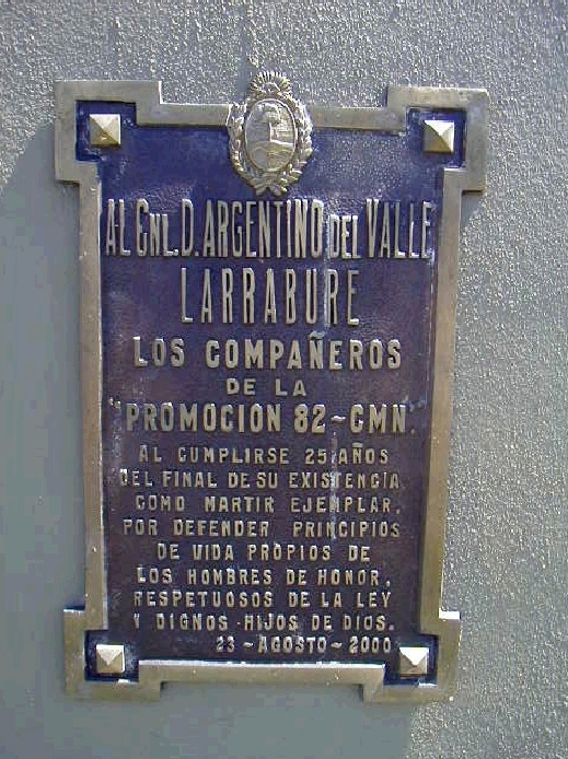 Cnel. Luis Argentino del Valle Larrabure