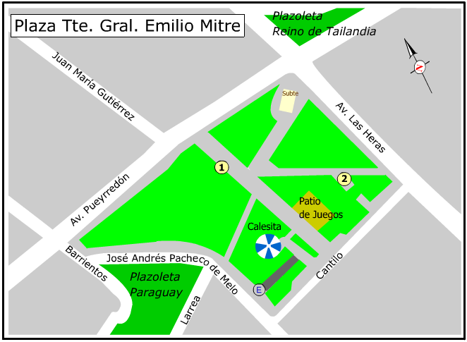 Plaza Tte. Gral. Emilio Mitre