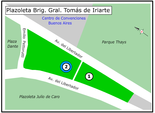 Plaza Brig. Gral. Tomás de Iriarte