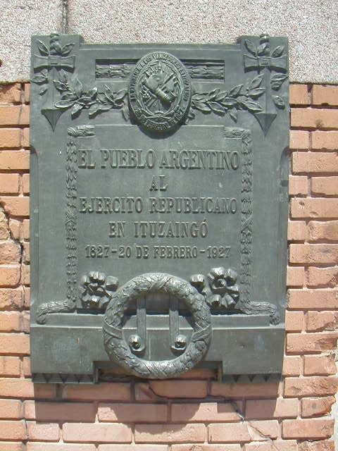 HOMENAJE AL GENERAL CARLOS MARIA DE ALVEAR