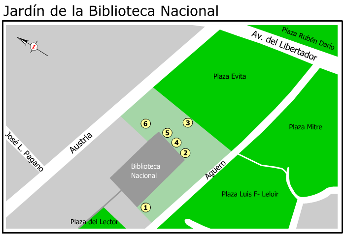 Jardín de la Biblioteca Nacional