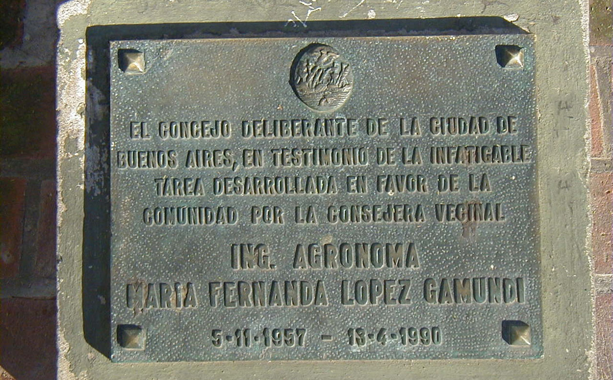 Homenaje Concejera Vecinal María Fernanda López Gamundi