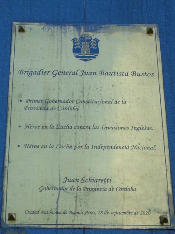 Brig. Gral. Juan Bautista Bustos