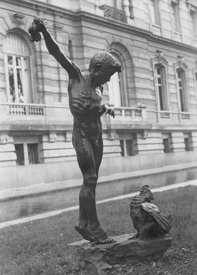 El chico y la gallina