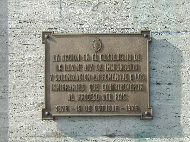 Homenaje de la Nación a los Inmigrantes