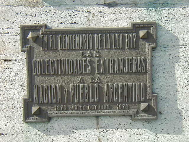 Homenaje de las Colectividades extranjeras a la Nación