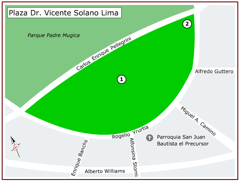 Plano Plaza Dr. Vicente Solano Lima