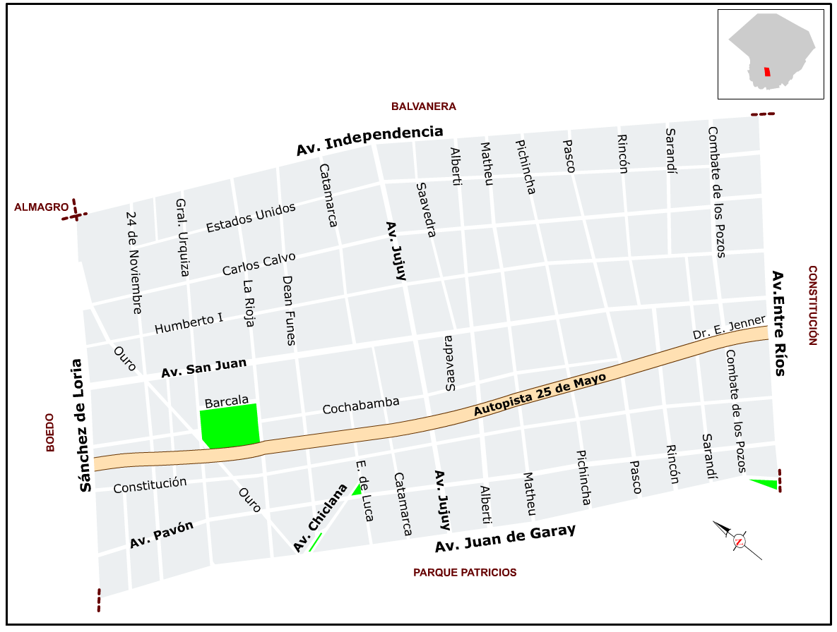 Mapa de San Cristóbal