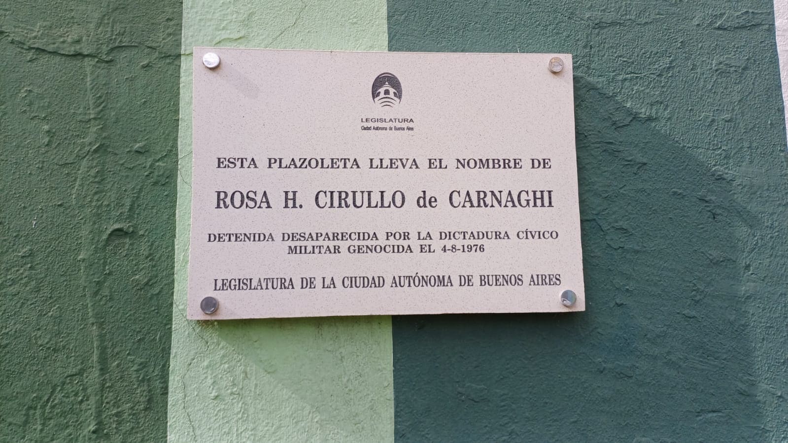 Jardín Rosa Cirullo de Carnaghi