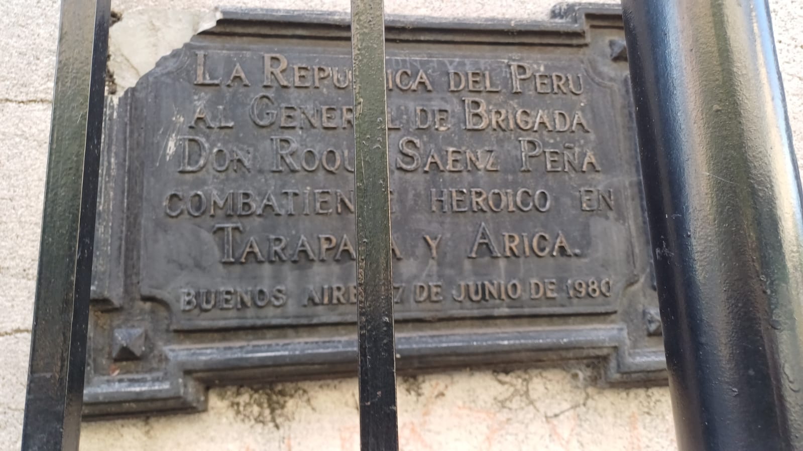 Homenaje del Perú al Dr. Roque Sáenz Peña