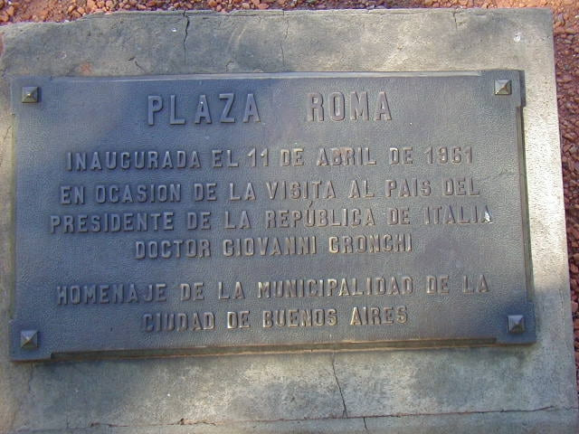 Nomenclatura de Plaza Roma