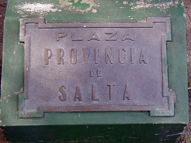 Nomenclatura de plazoleta