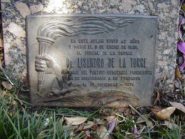 Homenaje al Dr. Lisandro de la Torre