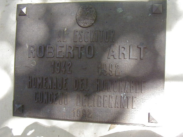 Placa Roberto Arlt