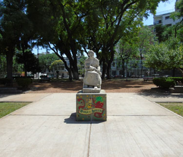 Plaza 24 de Setiembre, Batalla de Tucumán