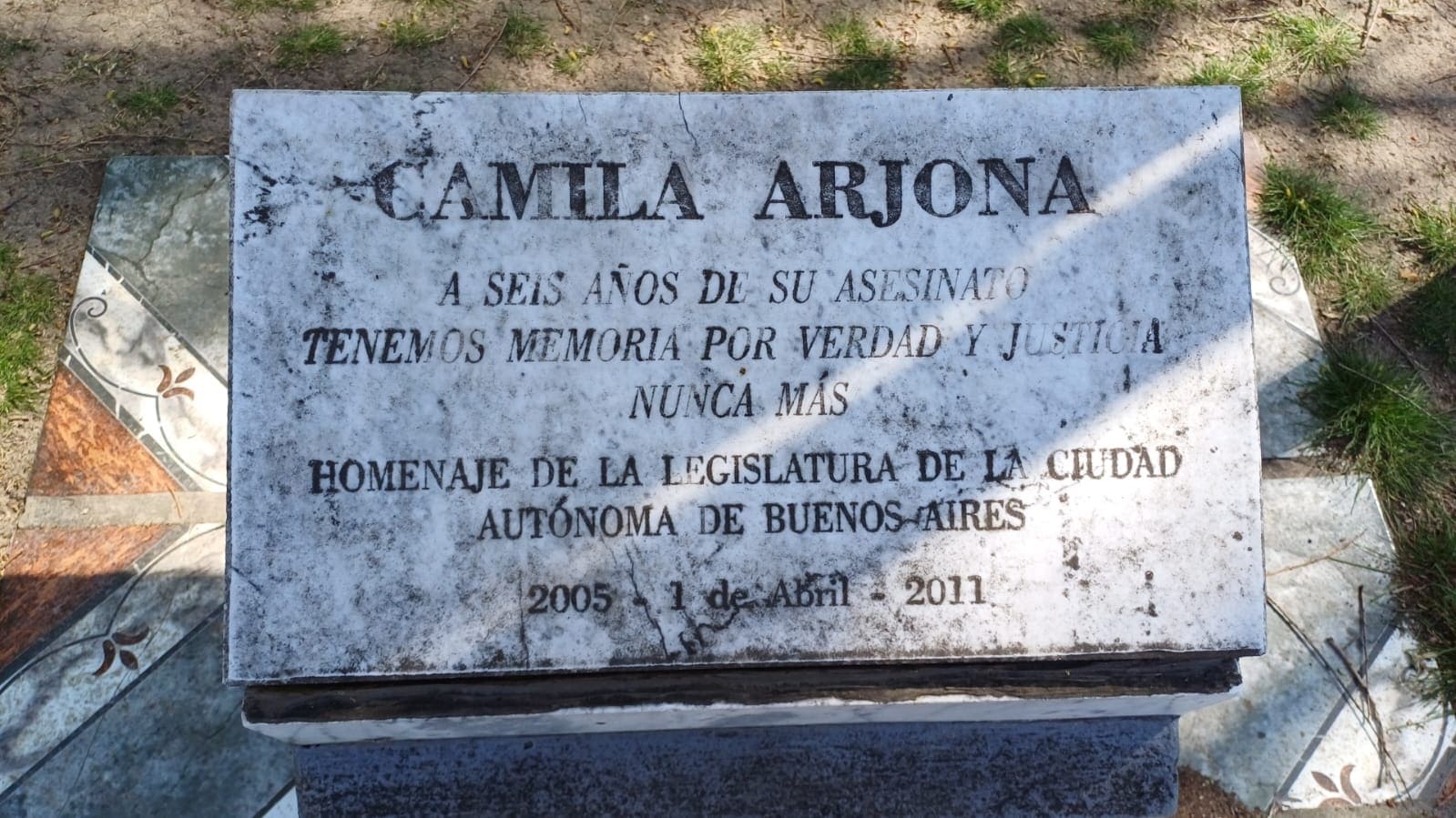 Homenaje a Camila Arjona