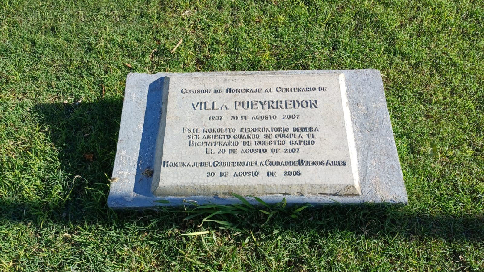 Homenaje al Centenario de Villa Pueyrredón