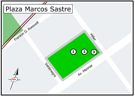 Plano de la Plaza Marcos Sastre